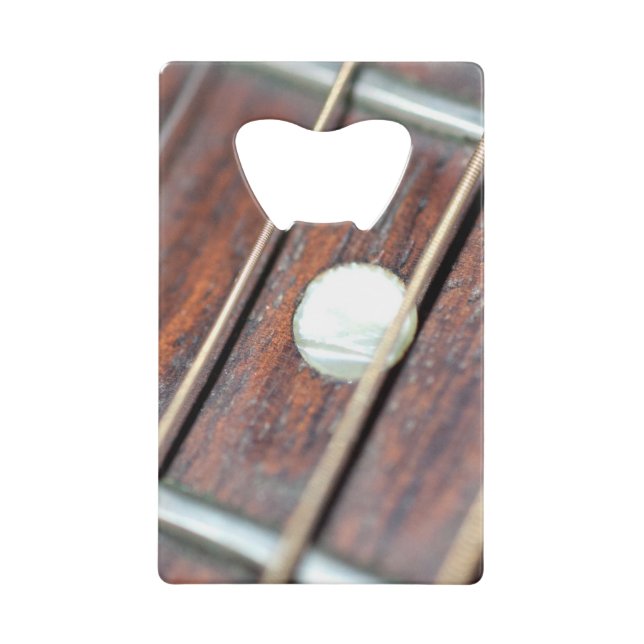 Guitar Fret Geldkarten Flaschenöffner (Vorderseite)
