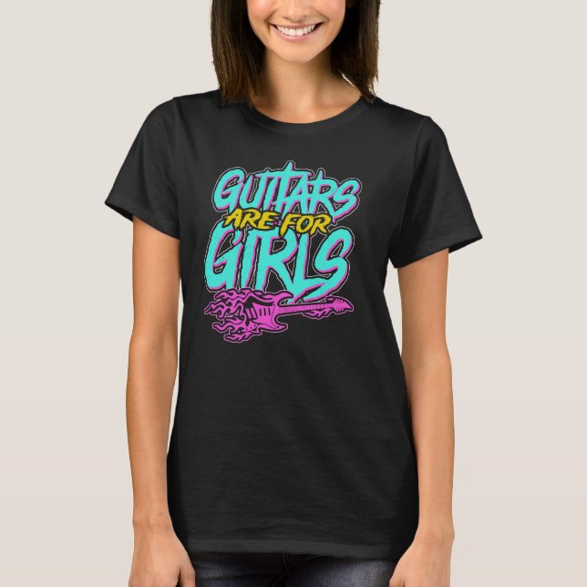Guitar Girl  T-Shirt (Vorderseite)