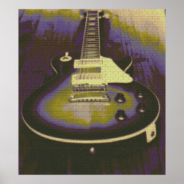 Guitar Graffiti Poster (Vorne)