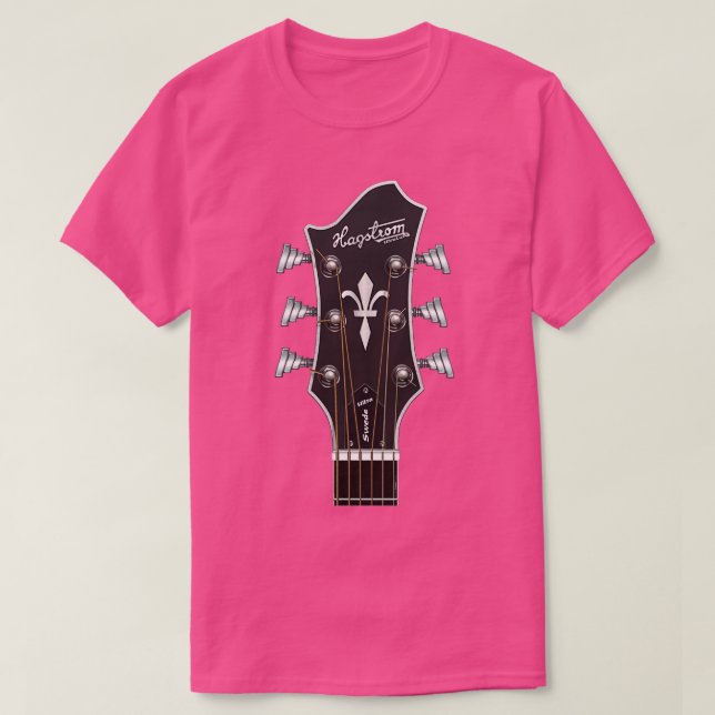 GUITAR HEADSTOCK ART HAGSTROM ULTRA SWEDE T-Shirt (Design vorne)
