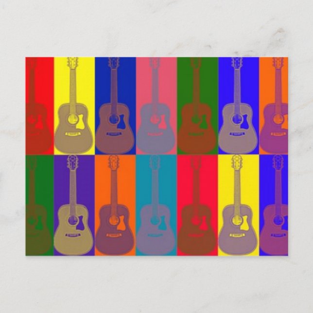 Guitar Heaven Postcard Postkarte (Vorderseite)