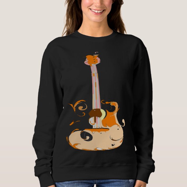 Guitar In Me  Guitarist Instrument Guitar Sweatshirt (Vorderseite)