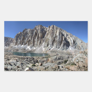 Guitar Lake und Mt Whitney - John Muir Trail Rechteckiger Aufkleber