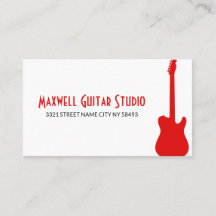 Guitar Lessons Instructor Music Studio Business