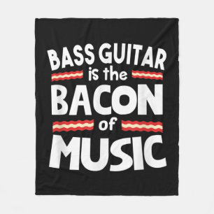 Guitar Lover Bass Gitarre ist wieder in der Musi Fleecedecke