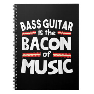 Guitar Lover Bass Gitarre ist wieder in der Musi Notizblock