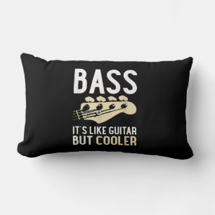 Guitar Lover Bass ist wie Gitarre, aber Cooler Lendenkissen