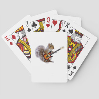 Guitar Lover | Eichhörnchen Gitarre spielen Spielkarten