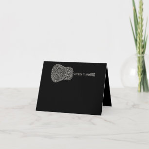 Guitar Lover   Gift für Gitarren Dankeskarte