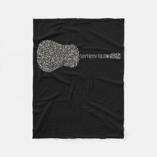 Guitar Lover | Gift für Gitarren Fleecedecke