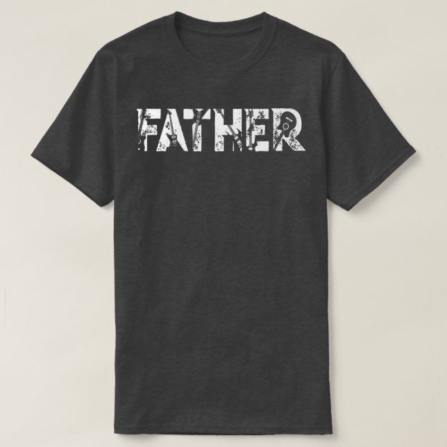 Guitar Lover Guitarist Father Funny Music Fathers  T-Shirt (Design vorne)