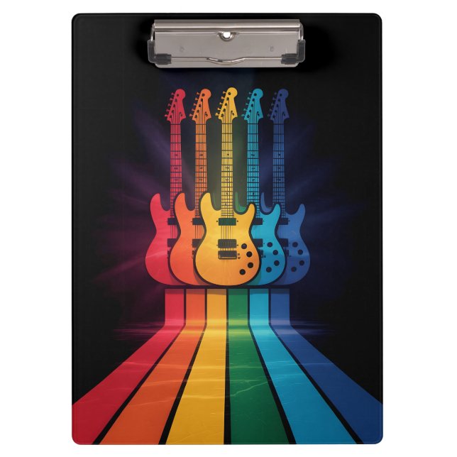 Guitar Lover Klemmbrett (Vorderseite)