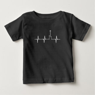 Guitar Lover | Phantastisch Bass Guitar Heartbeat Baby T-shirt