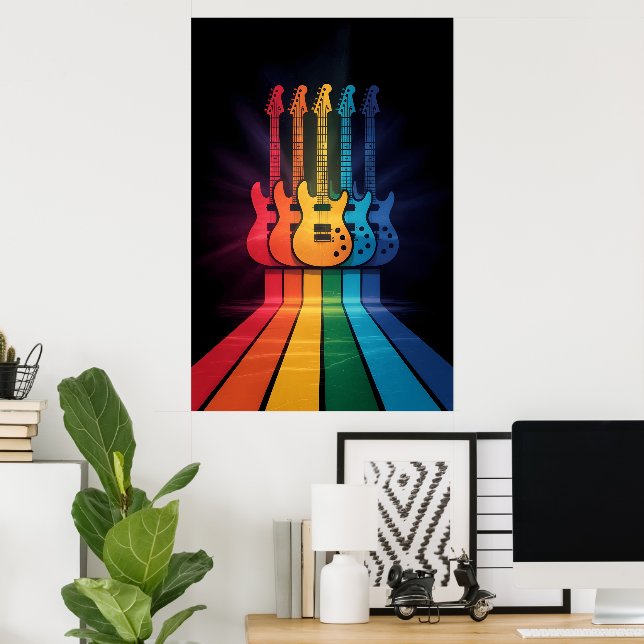 Guitar Lover Poster (Heimbüro)