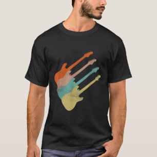 Guitar Lover Vintage elektrische Gitarre T-Shirt