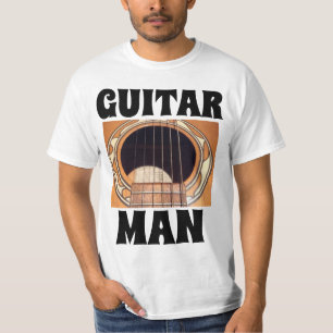 GUITAR MAN ACCOUSTIC MENTES T - SHIRT