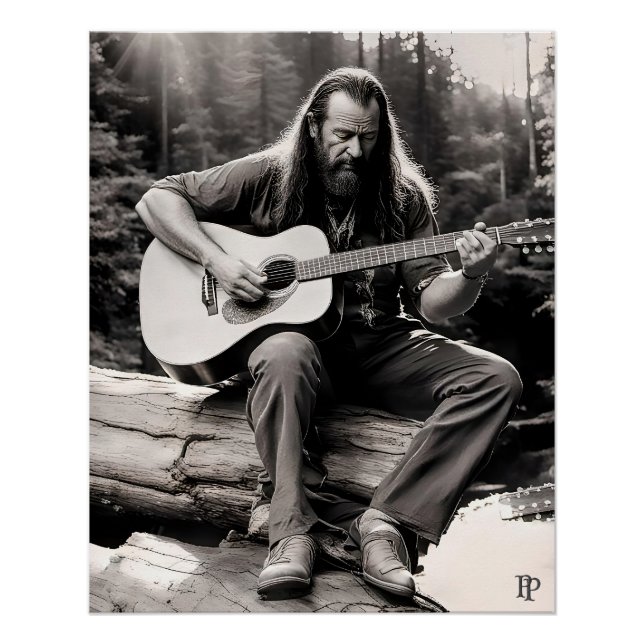 Guitar Man Poster (Vorderseite)