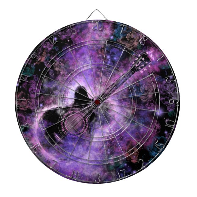 Guitar Music Dart Board Dartscheibe (vorne)