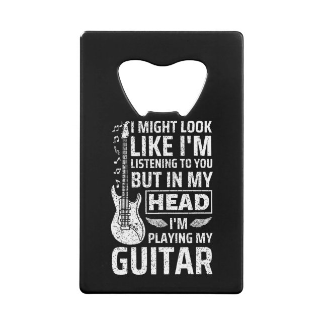 Guitar Music Geldbeutel Flaschenöffner (Vorderseite)