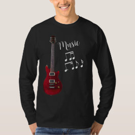 Guitar Music Long Sleeve Unisex T - Shirt