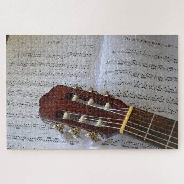 Guitar Music Puzzle (Horizontal)