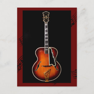 "Guitar Notes" Postkarte