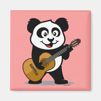 Guitar Panda Magnet