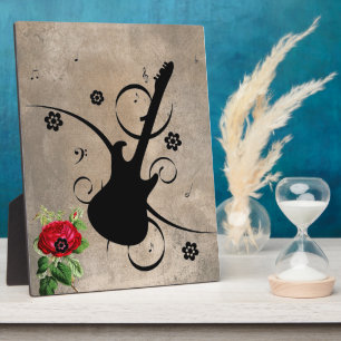 Guitar Plaque Fotoplatte