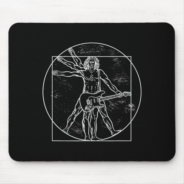 Guitar Player Guitar Musical Instrument Guitarist  Mousepad (Vorne)