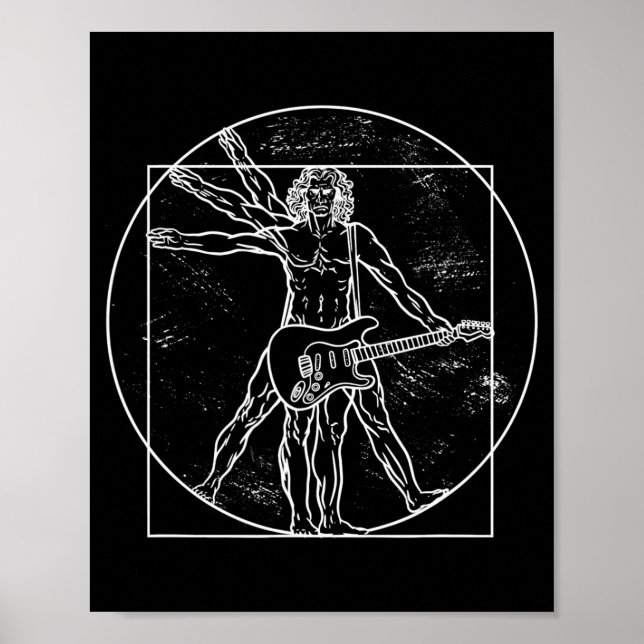 Guitar Player Guitar Musical Instrument Guitarist  Poster (Vorne)