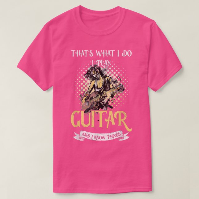 Guitar Player Saying Guitarist I Play Guitar And K T-Shirt (Design vorne)