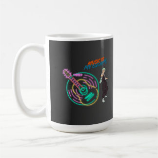 Guitar Rhythm Mug – Music Lover Anime Boy Design Kaffeetasse