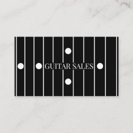 Guitar Sales Modern Ebony Fretboard Style Pro Visitenkarte
