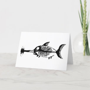 Guitar Shark Fossil Fish Karte