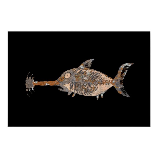 Guitar Shark Talking Canyons, New Mexico Poster (Vorderseite)