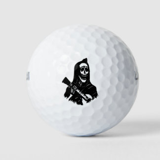 Guitar Skeleton Serenade Golfball