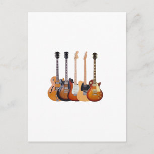 GUITAR STANDS POSTKARTE