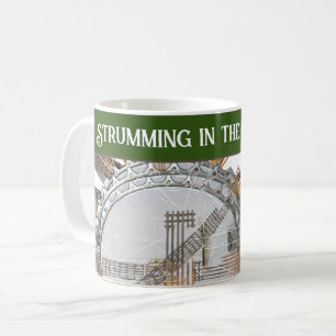 GUITAR STRINGS IN DER SONNE KAFFEETASSE