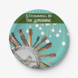 GUITAR STRINGS IN DER SONNE PAPPTELLER