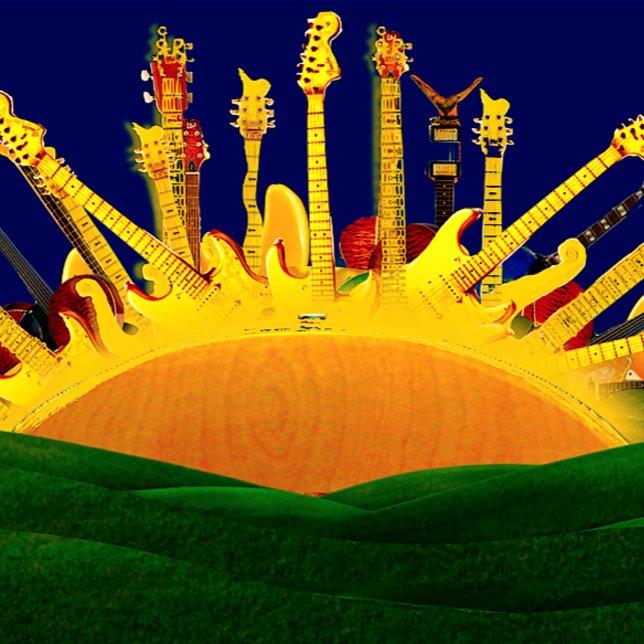 GUITAR STRINGS IN DER SONNE SEIDENPAPIER (Von Creator hochgeladen)