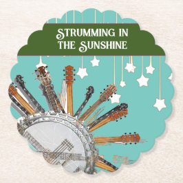 GUITAR STRINGS IN DER SONNE UNTERSETZER