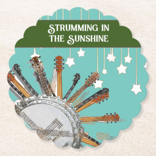 GUITAR STRINGS IN DER SONNE UNTERSETZER