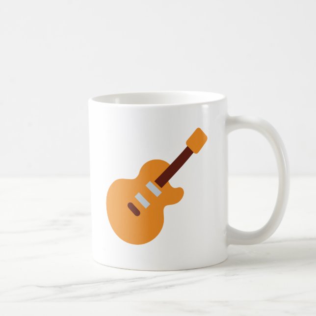 Guitar - Twitter Emoji Kaffeetasse (Rechts)