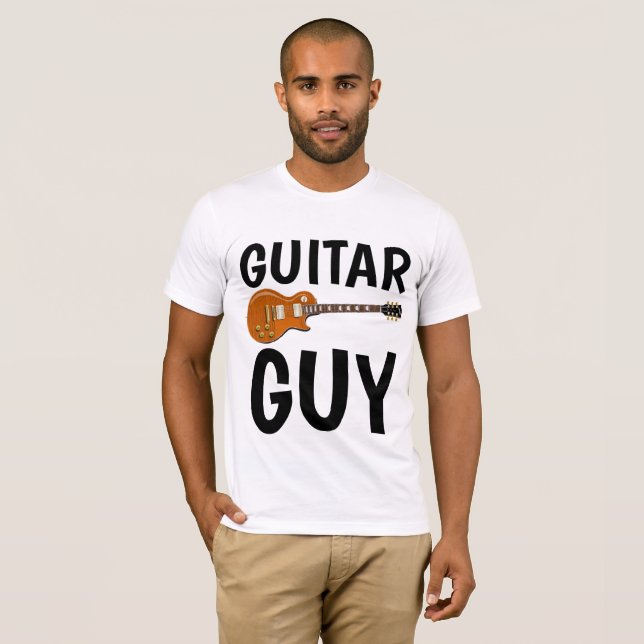GUITAR-TYP, T - Shirt der Männer (Vorne ganz)