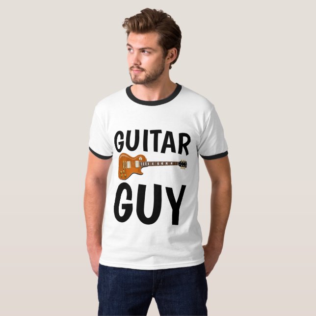 GUITAR-TYP, T - Shirt der Männer (Vorne ganz)
