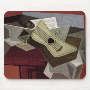 Guitar und Newspaper, 1925 Mousepad