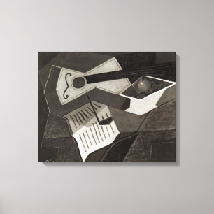 Guitar und Obstschale, 1926 Leinwanddruck