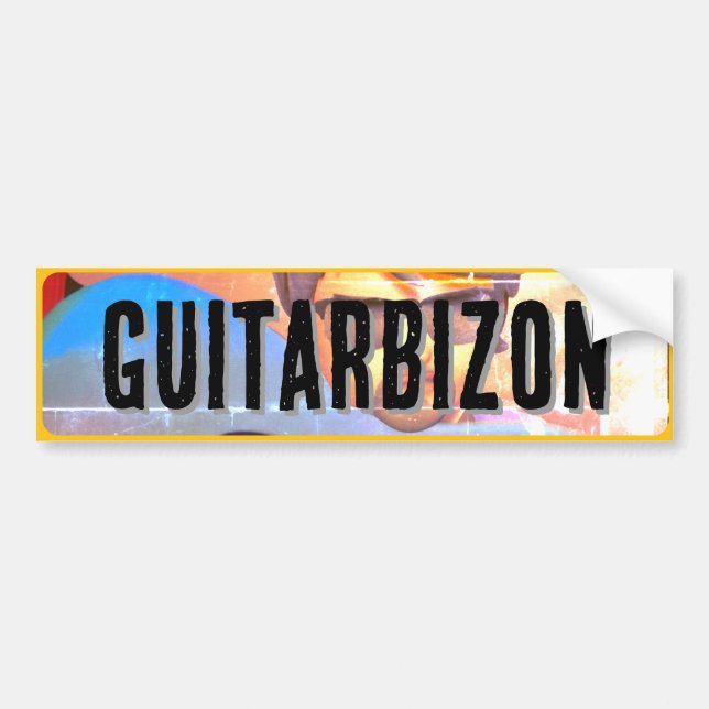Guitarbizon-Aufkleber Autoaufkleber (Vorne)