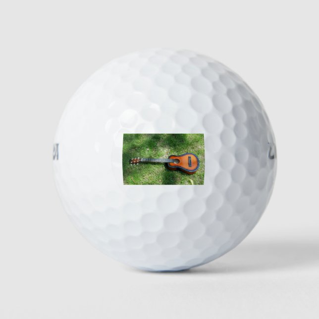 guitare sur l'herbe golfball (Vorderseite)