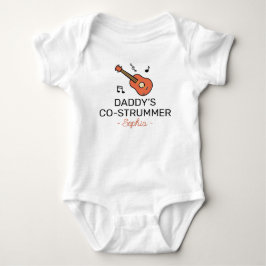 Guitarist Baby Shower Daddy’s Co-Strummer - Guitar Strampler